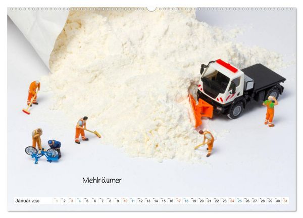 Produktbild: Chair-Sharing ... und andere Mini-Welten (Wandkalender 2026 DIN A2 quer), CALVENDO Monatskalender