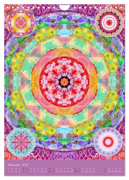 Produktbild: BLUMEN MANDALAS (Wandkalender 2026 DIN A4 hoch), CALVENDO Monatskalender