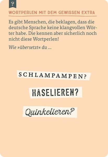 Produktbild: Das gro&szlig;e Quiz der vergessenen W&ouml;rter