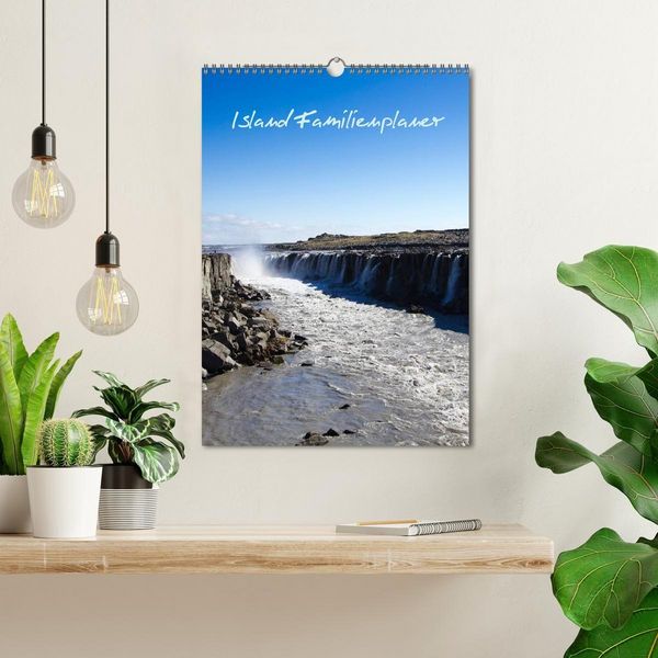 Produktbild: Island Familienplaner (Wandkalender 2027 DIN A3 hoch), CALVENDO Monatskalender