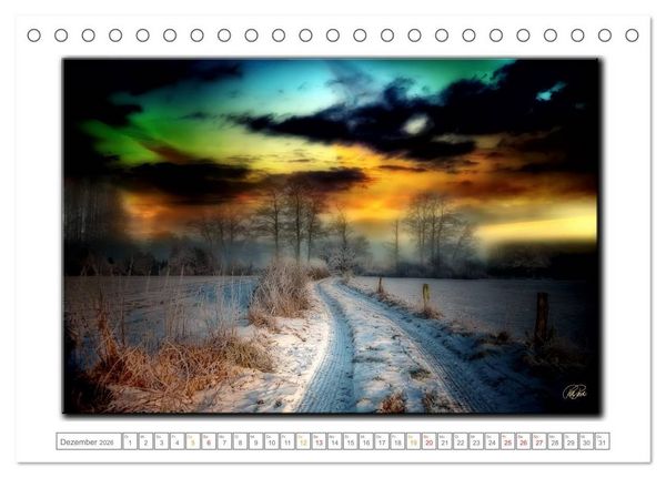 Produktbild: Zwischen den Zeiten - Zeiten der Ruhe und Entspannung (Tischkalender 2026 DIN A5 quer), CALVENDO Monatskalender