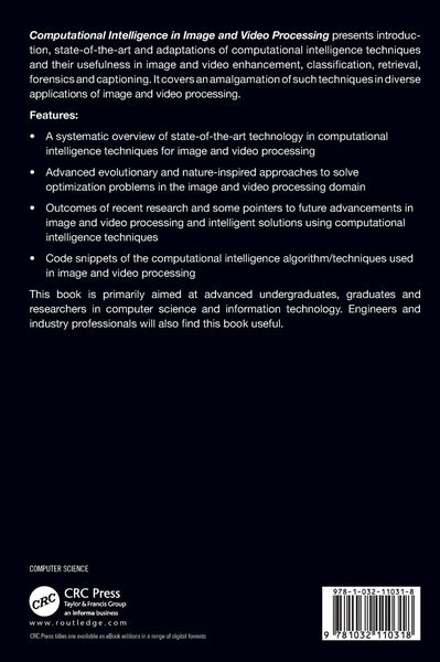 Produktbild: Computational Intelligence in Image and Video Processing