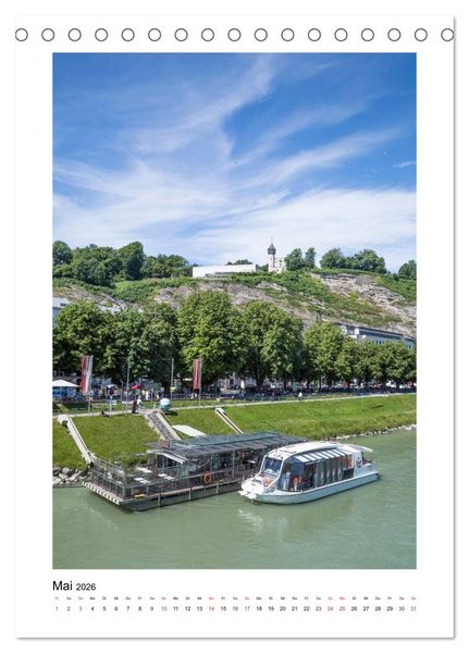 Produktbild: Wundersch&ouml;nes SALZBURG (Tischkalender 2026 DIN A5 hoch), CALVENDO Monatskalender
