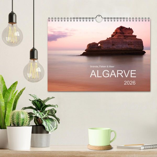 Produktbild: Str&auml;nde, Felsen und Meer - ALGARVE 2026 (Wandkalender 2026 DIN A4 quer), CALVENDO Monatskalender