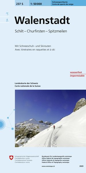 Produktbild: Swisstopo 1 : 50 000 Walenstadt Ski