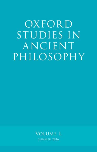 Produktbild: Oxford Studies in Ancient Philosophy, Volume 50