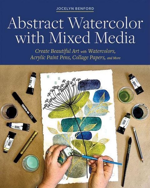 Produktbild: Abstract Watercolor with Mixed Media