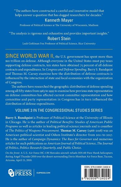 Produktbild: Congress and Defense Spending