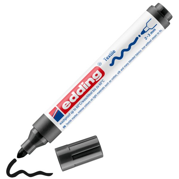 Produktbild: EDDING&reg; Textil Marker 4500, schwarz