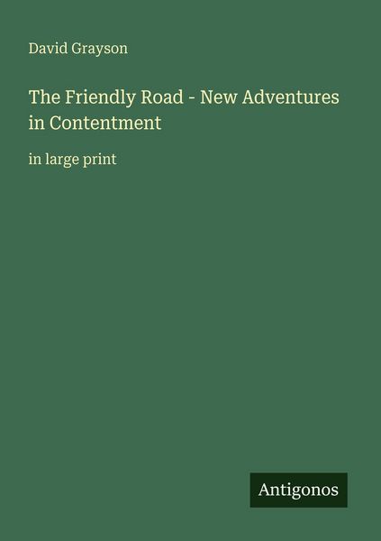 Produktbild: The Friendly Road - New Adventures in Contentment