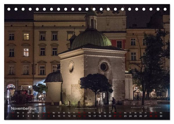 Produktbild: Krakau live (Tischkalender 2026 DIN A5 quer), CALVENDO Monatskalender