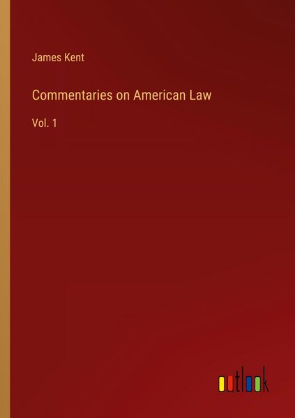 Produktbild: Commentaries on American Law