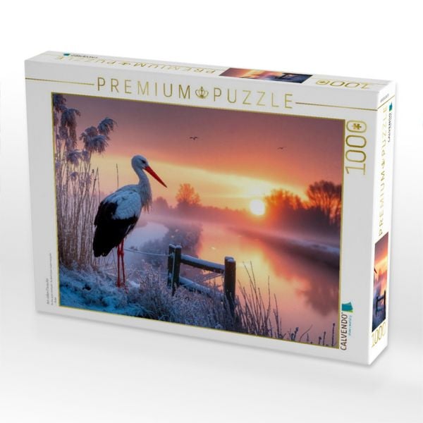 Produktbild: CALVENDO Puzzle Am stillen Flussufer | 1000 Teile Lege-Gr&ouml;&szlig;e 64x48cm Foto-Puzzle f&uuml;r gl&uuml;ckliche Stunden