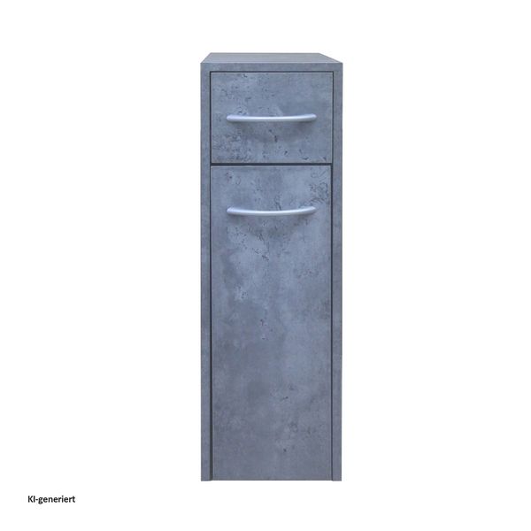 Produktbild: HTI-Living Mehrzweckschrank schmal Thekla Beton Mehrzweckschrank schmal Thekla Beton