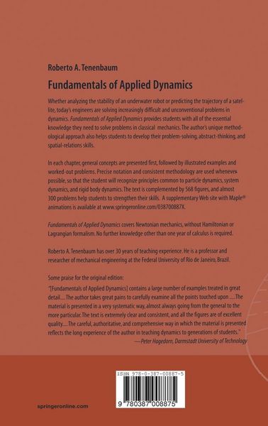 Produktbild: Fundamentals of Applied Dynamics