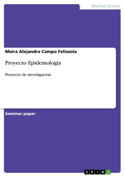 Produktbild: Proyecto Epidemologia