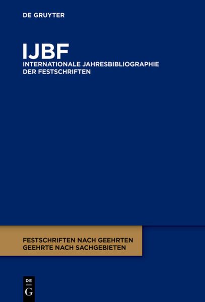 Produktbild: IJBF / 2017
