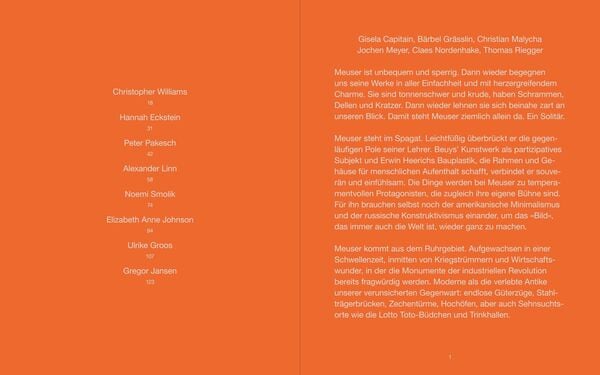 Produktbild: MEUSER. Works 2012&ndash;2023