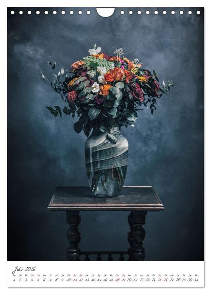 Produktbild: Blumen Bouquet (Wandkalender 2026 DIN A4 hoch), CALVENDO Monatskalender