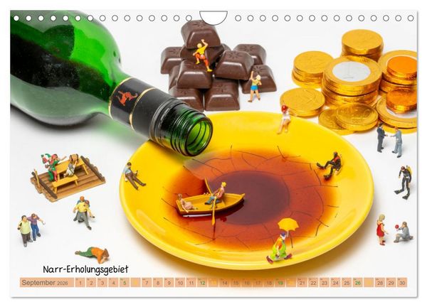 Produktbild: Mandelentz&uuml;ndung ... und andere Mini-Welten (Wandkalender 2026 DIN A4 quer), CALVENDO Monatskalender