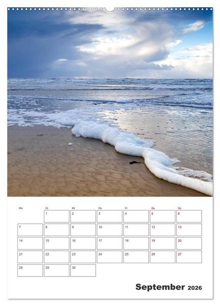 Produktbild: Sankt Peter-Ording Sonne, Strand und Meer (Wandkalender 2026 DIN A2 hoch), CALVENDO Monatskalender