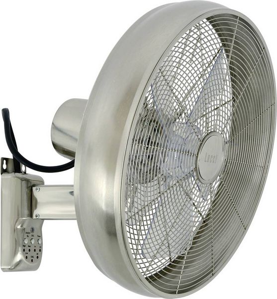 Produktbild: Lucci AIR BC Wandventilator 50W (&Oslash;) 410mm Chrom Schwenkbar