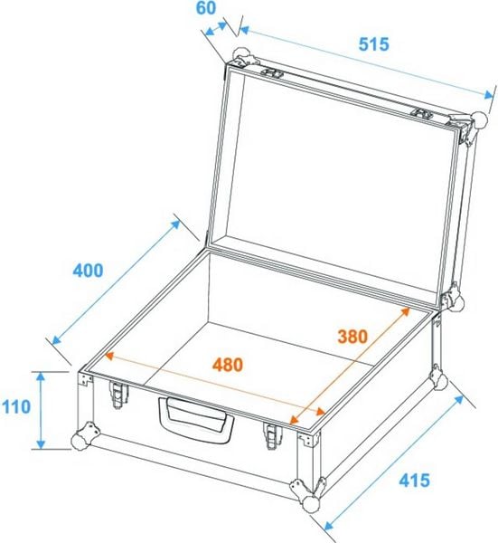 Produktbild: Roadinger Universal Case 30126209 Case (L x B x H) 515 x 415 x 170mm