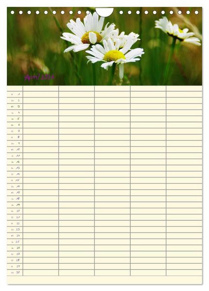 Produktbild: Der Naturgarten Familienplaner (Wandkalender 2026 DIN A4 hoch), CALVENDO Monatskalender