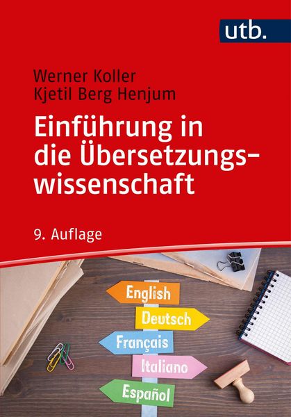 Produktbild: Einf&uuml;hrung in die &Uuml;bersetzungswissenschaft