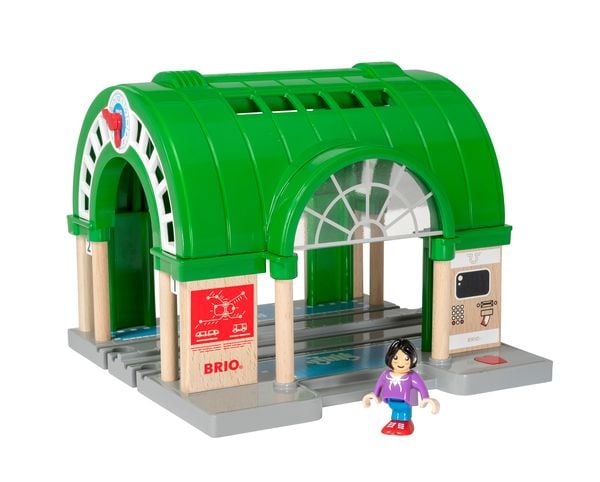 Produktbild: BRIO World - Gro&szlig;er Hauptbahnhof mit Ticketautomat
