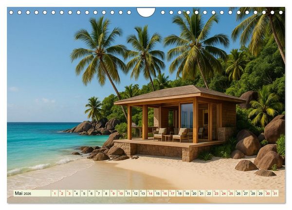Produktbild: Paradiese der Stille - Orte zum Tr&auml;umen (Wandkalender 2026 DIN A4 quer), CALVENDO Monatskalender