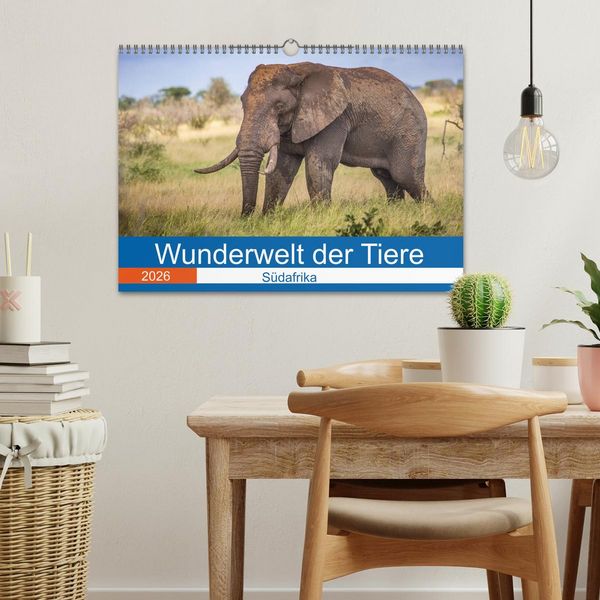 Produktbild: Wunderwelt der Tiere - S&uuml;dafrika (Wandkalender 2026 DIN A3 quer), CALVENDO Monatskalender