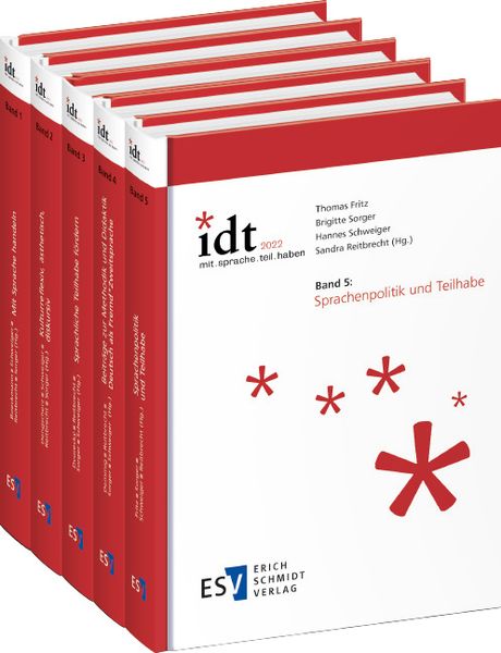 Produktbild: IDT 2022: *mit.sprache.teil.haben - - B&auml;nde 1&ndash;5 als Gesamtpaket