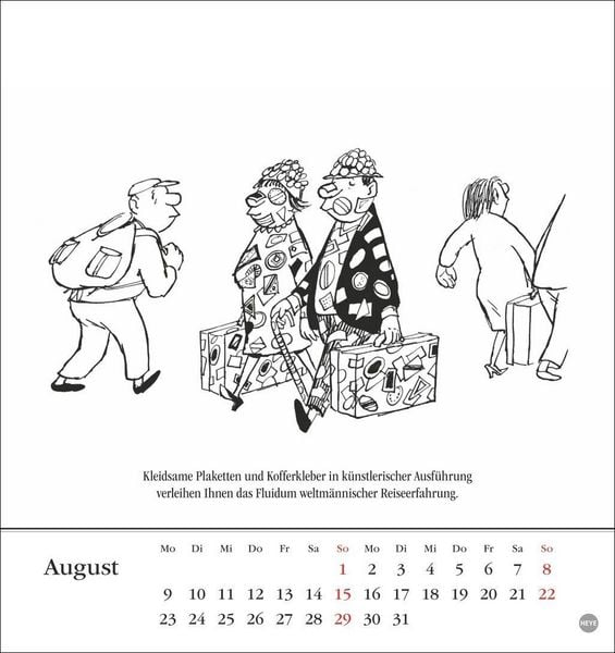 Produktbild: Loriot Postkartenkalender 2027