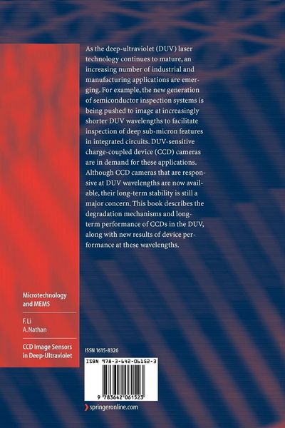 Produktbild: CCD Image Sensors in Deep-Ultraviolet