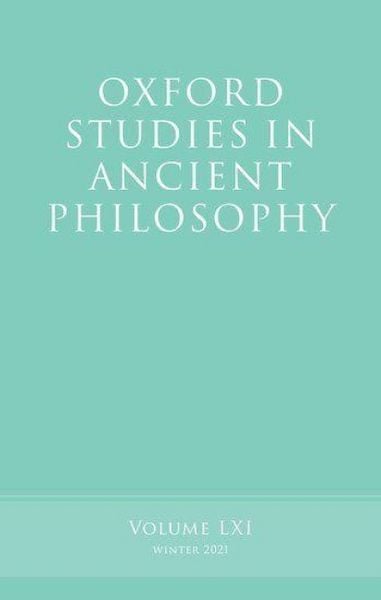 Produktbild: Oxford Studies in Ancient Philosophy, Volume 61