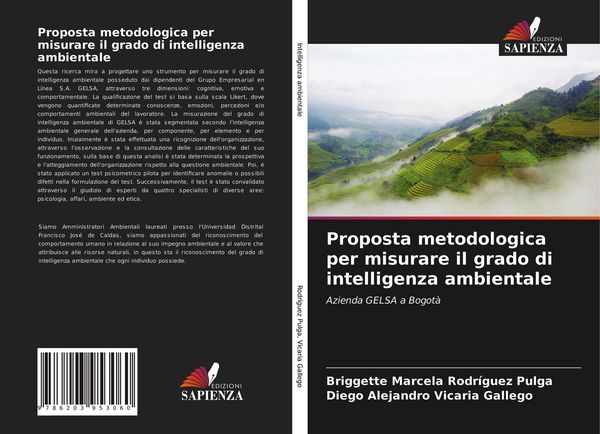 Produktbild: Proposta metodologica per misurare il grado di intelligenza ambientale