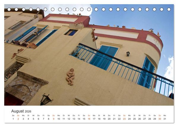 Produktbild: TEL AVIV Fassaden (Tischkalender 2026 DIN A5 quer), CALVENDO Monatskalender