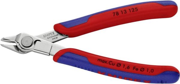 Knipex Super-Knips 78 13 125 Elektronik- u. Feinmechanik Printzange ohne Facette 125mm