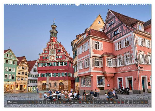Produktbild: Esslingen am Neckar. Ein- und Ausblicke von Andreas Voigt (Wandkalender 2026 DIN A2 quer), CALVENDO Monatskalender