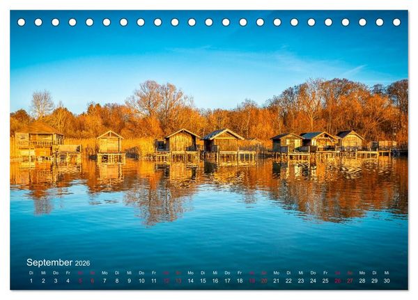 Produktbild: Impressionen vom Starnberger See (Tischkalender 2026 DIN A5 quer), CALVENDO Monatskalender