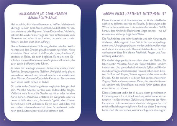 Produktbild: Kartenset: Entdecke den Zauber der Rauhn&auml;chte &ndash; 60 Karten mit Begleitheft f&uuml;r die ganze Familie