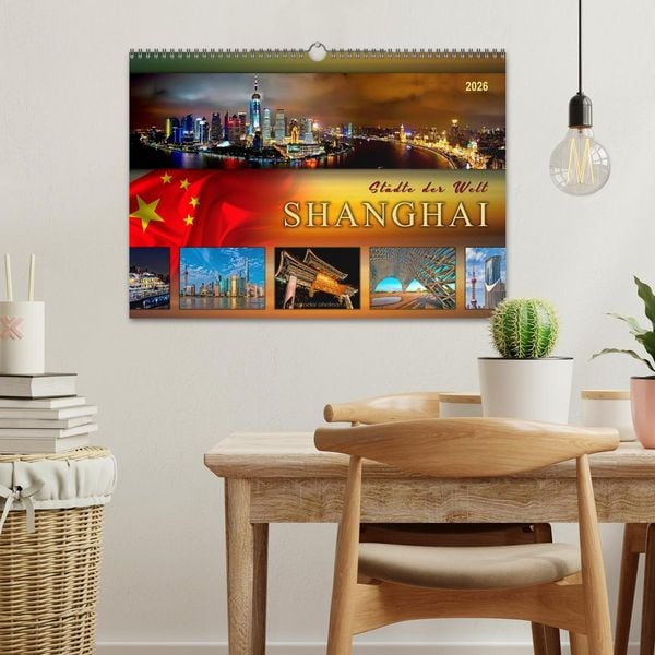 Produktbild: St&auml;dte der Welt - Shanghai (Wandkalender 2026 DIN A3 quer), CALVENDO Monatskalender