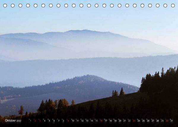 Produktbild: Nebelberge - Zauberhafte Bergwelten (Tischkalender 2022 DIN A5 quer)