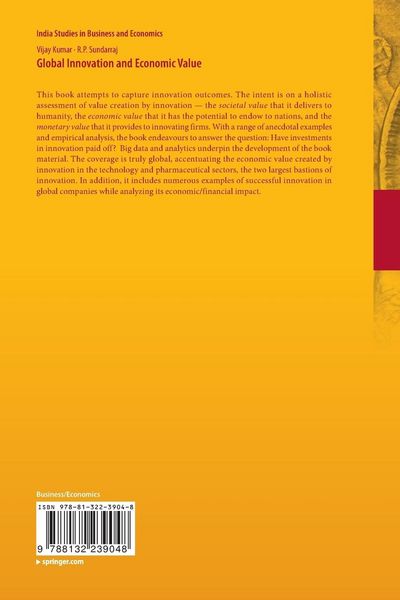 Produktbild: Global Innovation and Economic Value