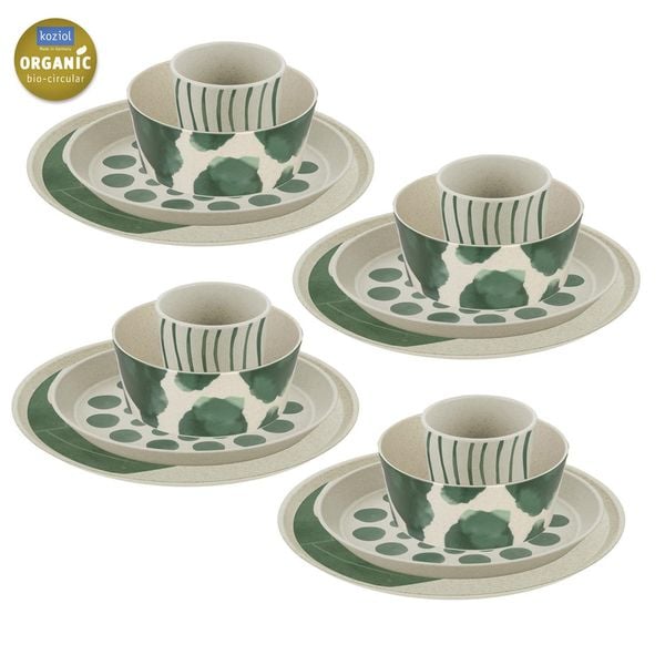 Produktbild: Koziol Geschirrset 16-teilig CONNECT SET MONSTERA