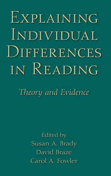 Produktbild: Explaining Individual Differences in Reading