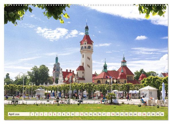 Produktbild: Zoppot und Danzig (Wandkalender 2026 DIN A2 quer), CALVENDO Monatskalender