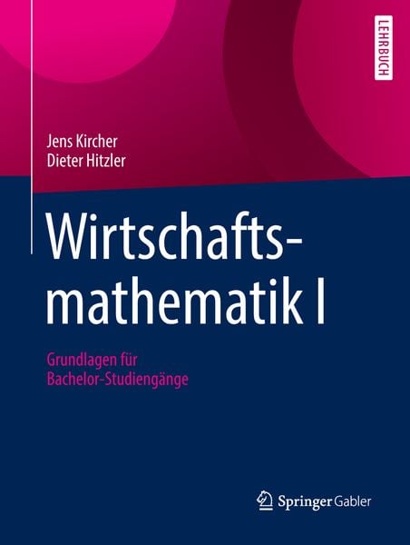 Produktbild: Wirtschaftsmathematik I