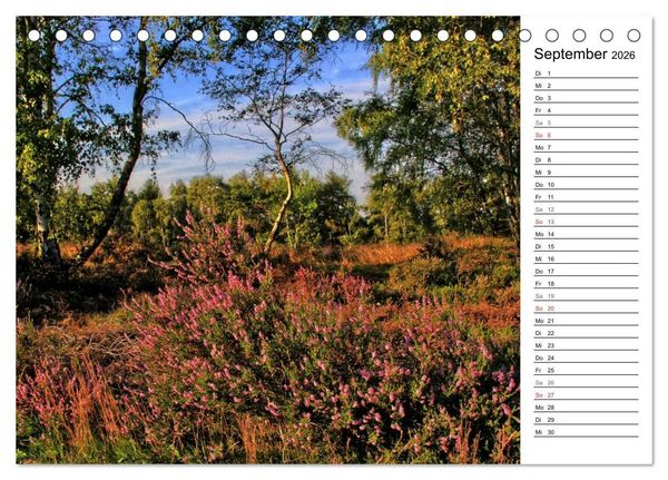Produktbild: Die Eifel und ihre Regionen - Die Nordeifel (Tischkalender 2026 DIN A5 quer), CALVENDO Monatskalender
